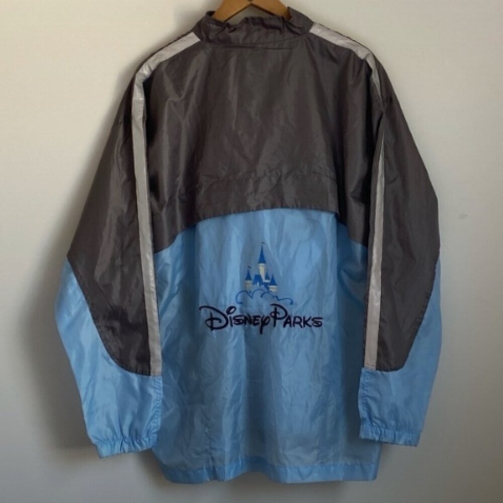 Disney Parks Packable Windbreaker Rain Jacket Pullover Vented ¼ Zip M/L